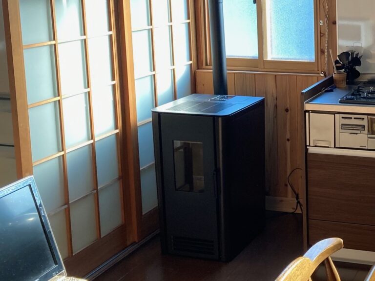 富山市T様　ペレットストーブ入替作業　ほのか設置